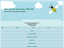 Tablet Screenshot of michellemforrester.com
